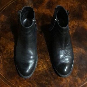 Franco Sarto Black Leather Boots